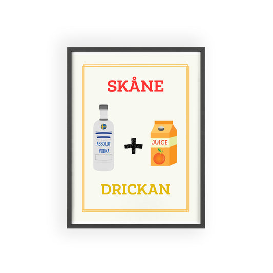 Skåne Drickan Poster